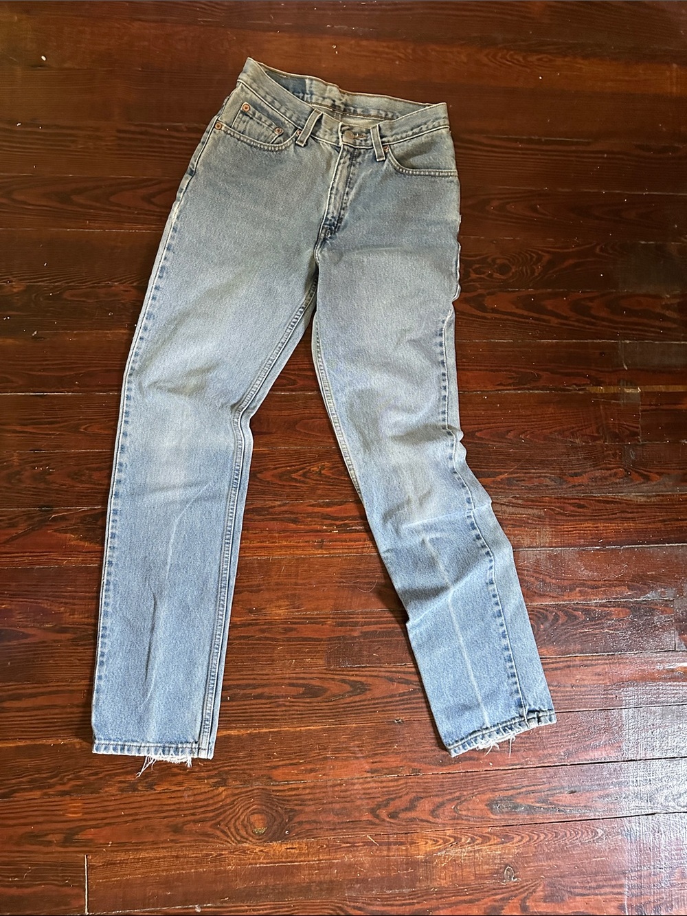 Vintage Levi's 512 Medium Light Wash Straight-Leg Women's Jeans